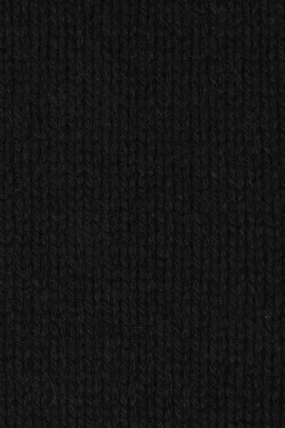 Cecilie Bahnsen Bill Vest Recycled Cashmere In Black