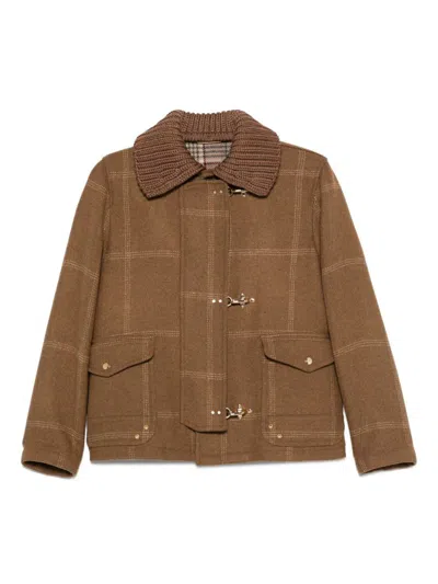 Fay 3 Ganci Jacket In Brown