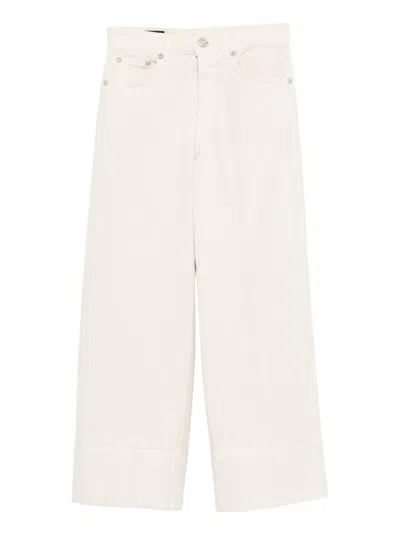 Dondup Button-fly Straight-leg Jeans In Sand