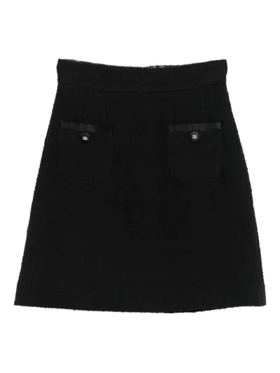 Dolce & Gabbana Women Cotton Skirt In Black