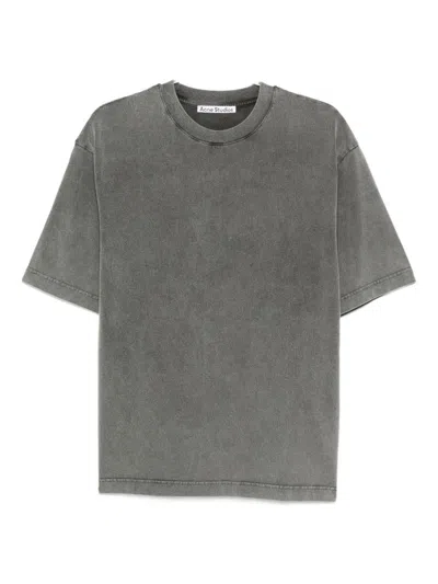 Acne Studios Exford Oversize T-shirt In Gray