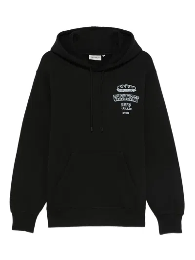 Carhartt Hooded Kangaroo Pocket Sweater In Black