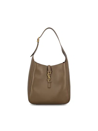 Saint Laurent Le 5 A 7 Strong Moss Shoulder Bag