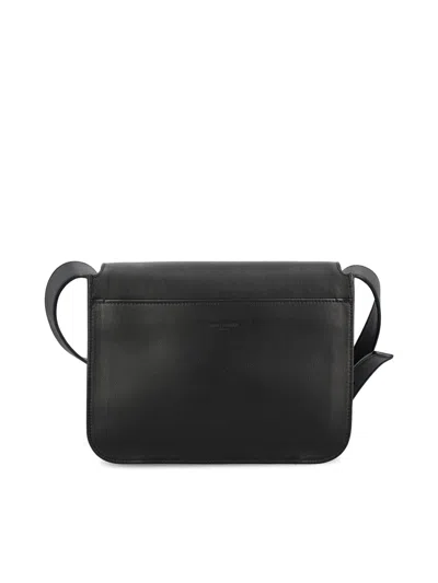 Saint Laurent Paris Satchel Mini Crossbody Bag In Black