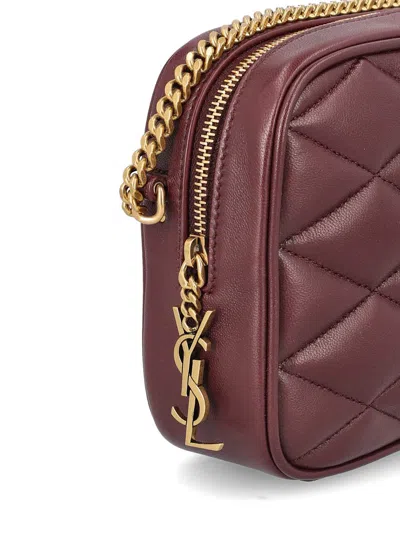Saint Laurent Bags In Burgundy