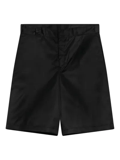 Prada Casual Shorts With Pockets And Loops In Black