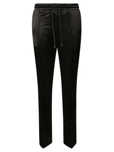 Jw Anderson Trousers With Elastic Waist And Pockets In Black