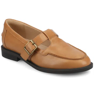Journee Collection Journee Womens Corina Mary Jane Loafer In Brown