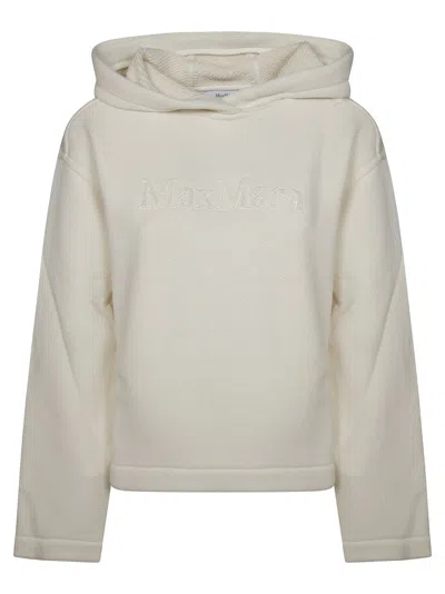 Max Mara Gary Logo Sweatshirt In Neutral
