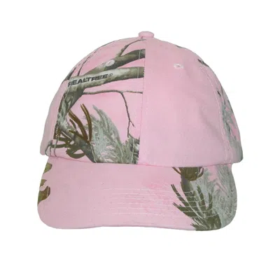 Ctm Women's Kati Treestand Pink Camo Baseball Hat In Multi