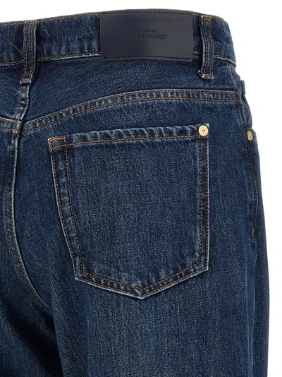 7 For All Mankind 'twisted Tess September' Jeans With Belt Loops In Blue