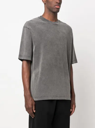 Acne Studios Short-sleeved T-shirt In Gray