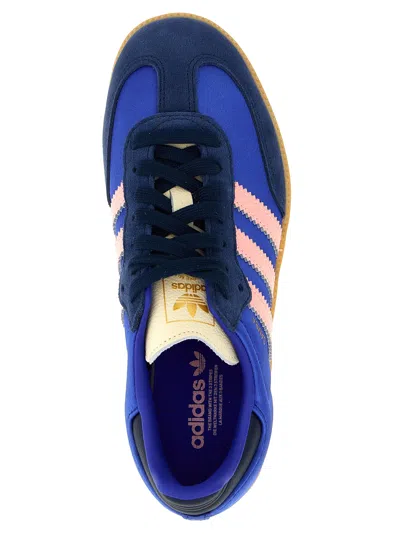 Adidas Originals Low-cut Sneakers Featuring Iconic Stripes In Blue