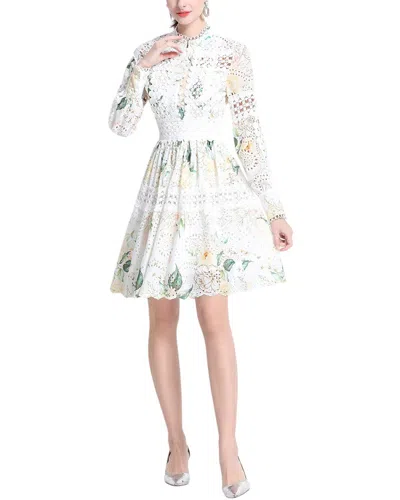 Elaine Mini Dress In White