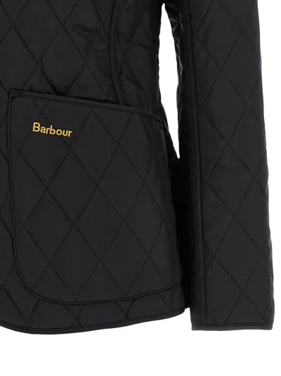 Barbour Annandale Water Resistant Quilted Utility Jacket In Black