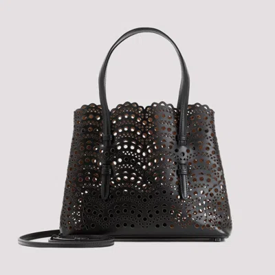 Alaïa Mina 25 Tote Bag In Vienne Wave Calfskin