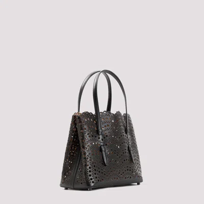 Alaïa Mina 25 Tote Bag In Vienne Wave Calfskin