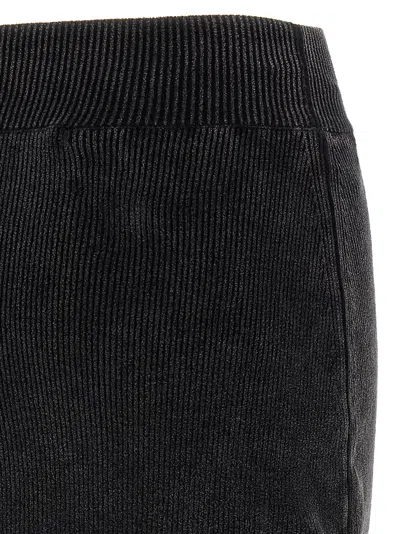 Alexander Wang Chenille Skirt In Black