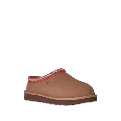 Ugg Tasman Ii Braided-trim Sheepskin Slippers In Brown