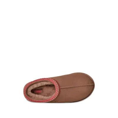 Ugg Tasman Ii Braided-trim Sheepskin Slippers In Brown