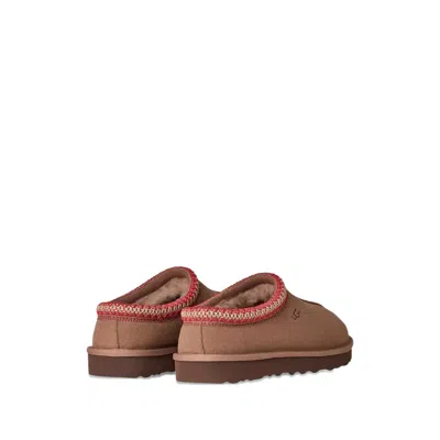 Ugg Tasman Ii Braided-trim Sheepskin Slippers In Brown