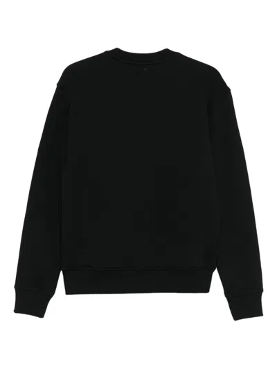 Ami Alexandre Mattiussi Ami Paris Ami De Coeur Black Crew-neck Sweatshirt Women In Black