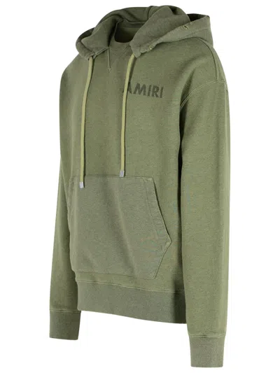 Amiri Cotton Sweatshirt Hooded Kangaroo Pocket