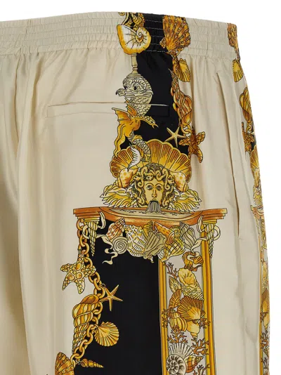 Versace Coral Theatre Bermuda And Short Multicolor In Neutral