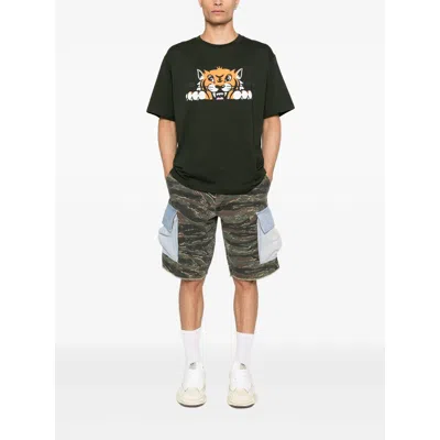 Gallery Dept. Denim-pocket Cargo Shorts In Green