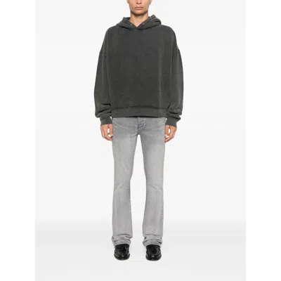 Sunflower Washed Cotton Hoodie In Gray