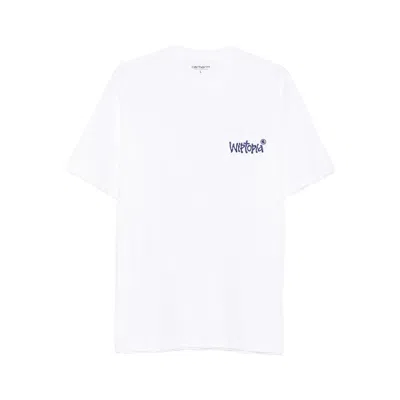 Carhartt Wiptopia Script Loose Fit T-shirt In White
