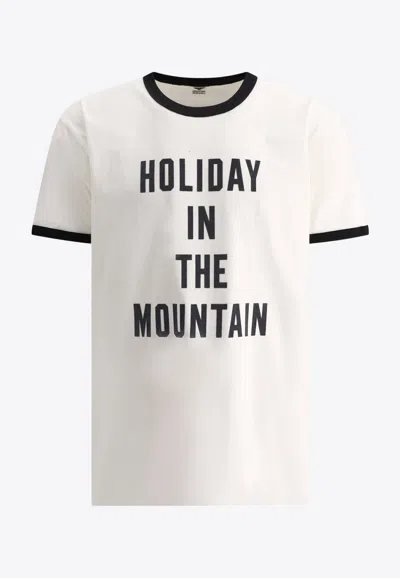 Mountain Research Holiday In The Mountain T-shirt In White