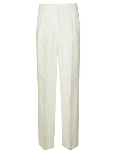 Pinko Wonderwall Pantalone Lino In White