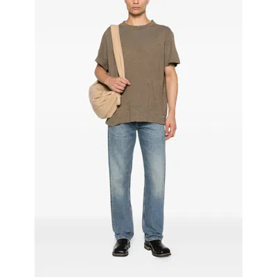Sunflower Belt Loop Denim Trousers In Blue