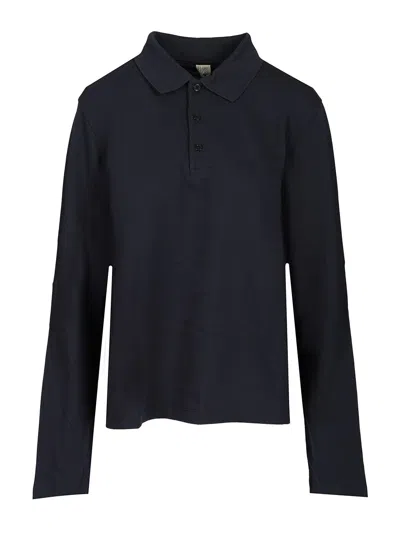 Flore Flore Diana Polo Shirt Blue In Black
