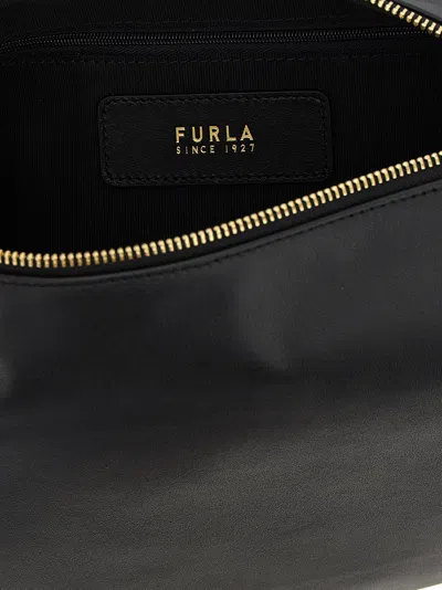 Furla Hobo Bag Cloud M Black In Black