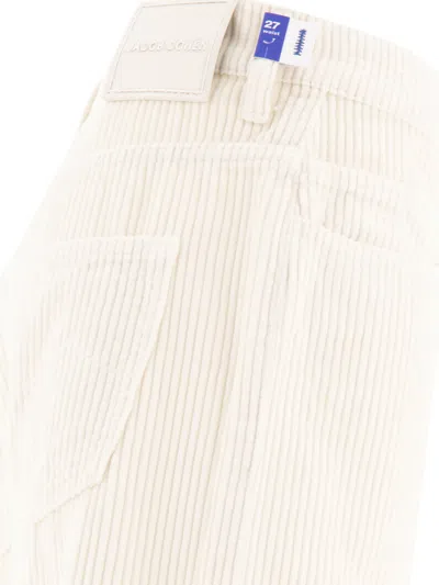 Jacob Cohen Gigi Over Trousers White In Neutral