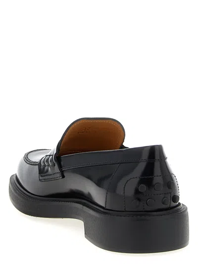 Tod's Mustard Gomma 20l Moccasins With Grommet-accented Heel