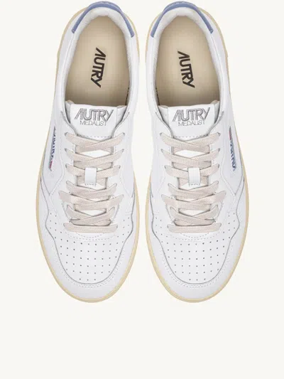Autry Medalist Low Leat Leat Wht Tempest Sneakers