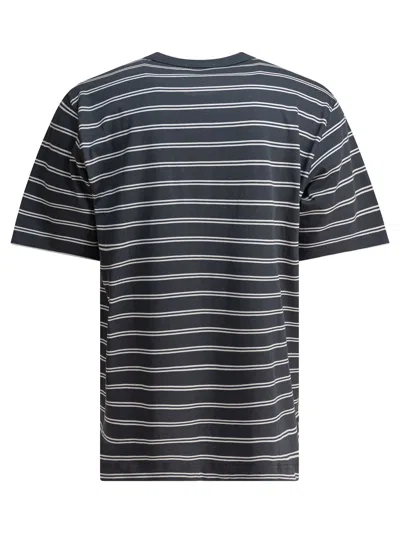 Norse Projects Holger Organic Sailor Stripe Pocket T-shirt T-shirts Grey