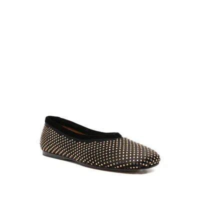 Forte Forte Crystal-embellished Ballet Flats In Black