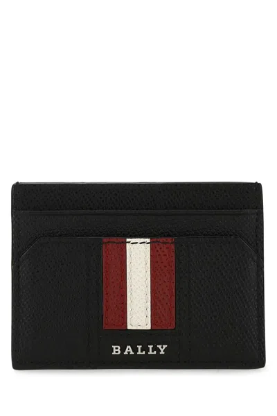 Bally Black Leather Card Holder