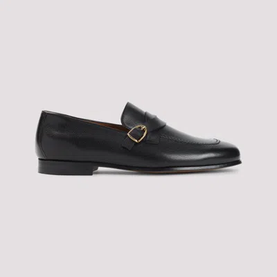 Tom Ford Gigi Twisted-band Leather Loafers In Black