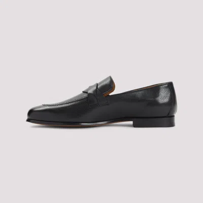 Tom Ford Gigi Twisted-band Leather Loafers In Black
