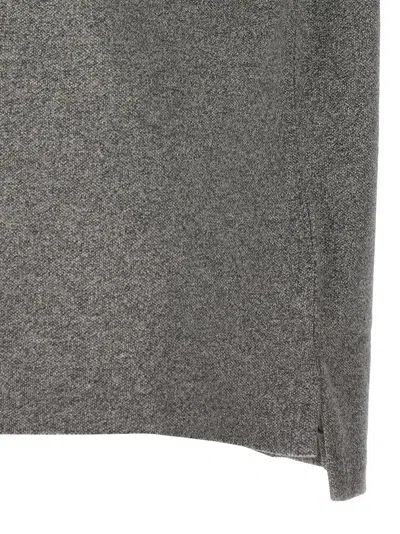 Polo Ralph Lauren Logo Polo In Gray