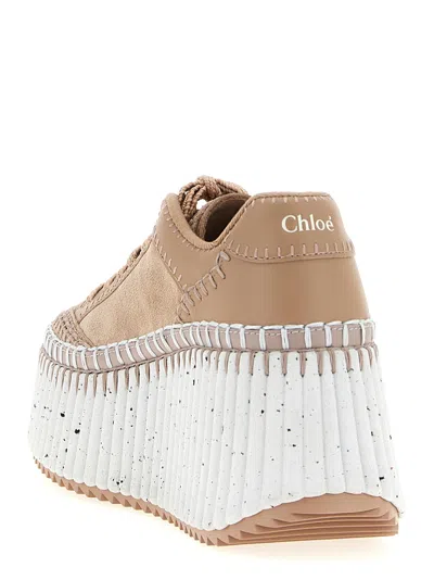 Chloé Platform Sneakers Elevated Round Toe