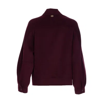 Twinset Snap-button Crew-neck Jacket