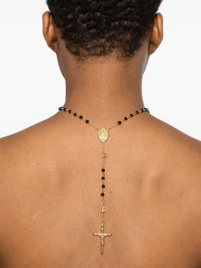 Dolce & Gabbana Rosary-style Necklace In Gold