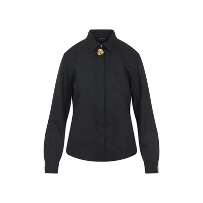 Fabiana Filippi Button-detailed Patch-pocket Cardigan In Black