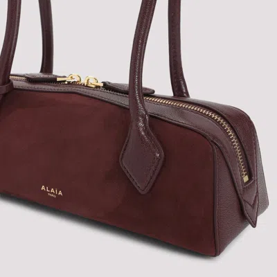 Alaïa Alaia Women Teckel Small Suede Shoulder Bag